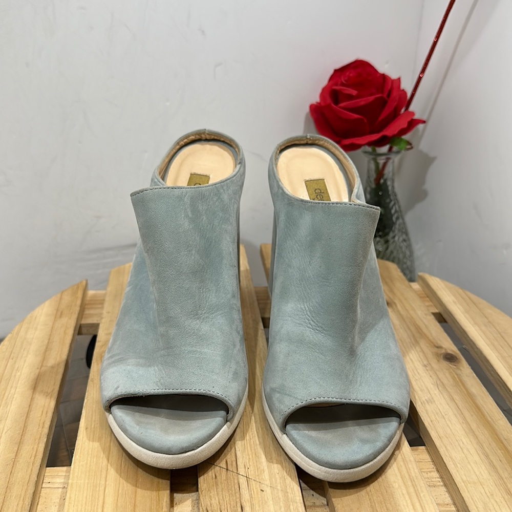 Dee Keller Meredith leather mules #102‎